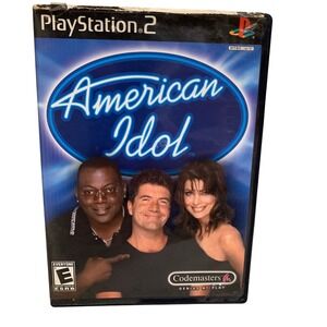 American Idol (Sony PlayStation 2, PS2) 2003 Complete Tested Working CIB